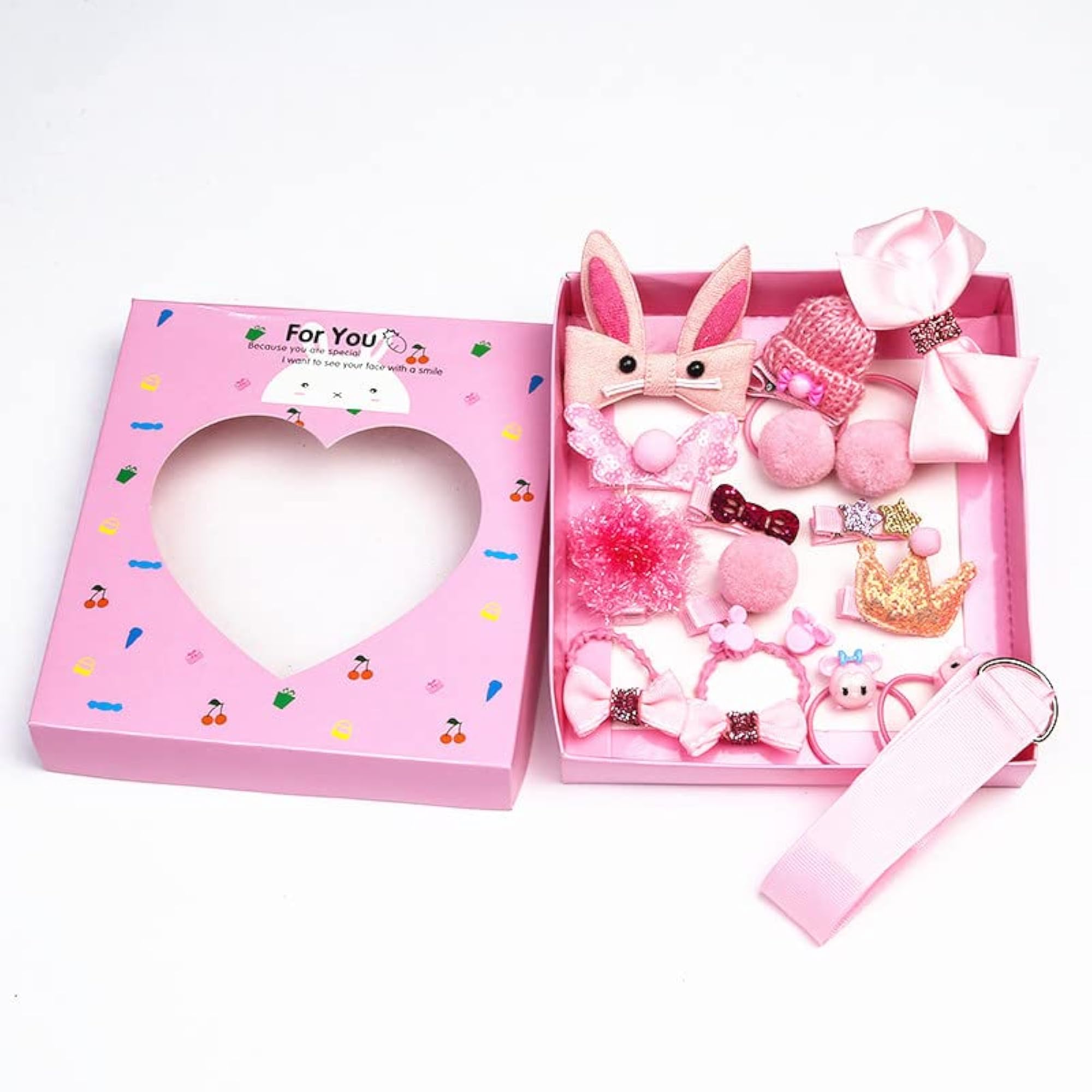 18pc Melbees Hair Accessories Set with Clips and Bands